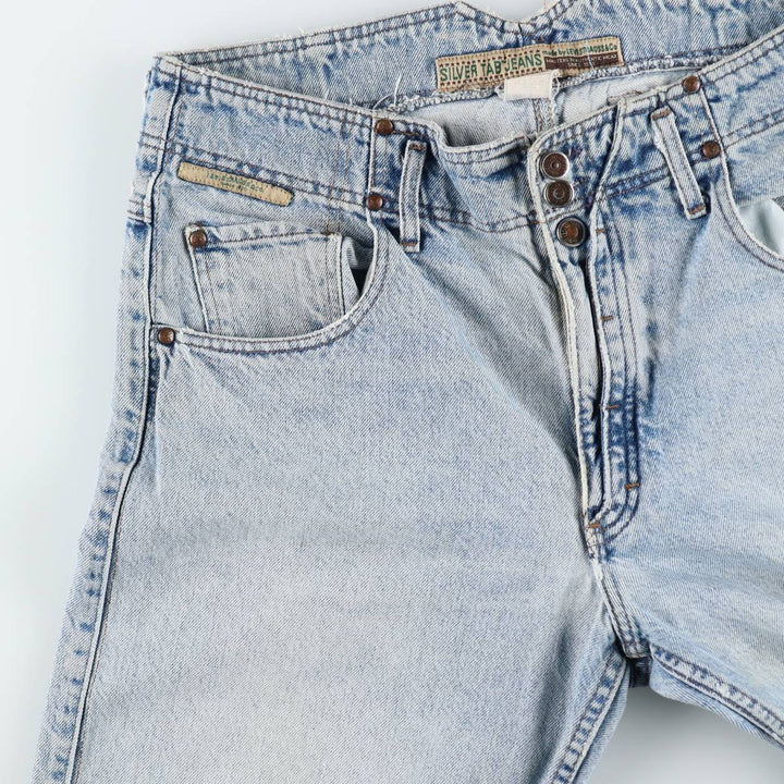 Levi's SILVER TAB Tapered Denim Pants, Men's W36 (approx.) cotton Blue type light blue Vintage Second Hand