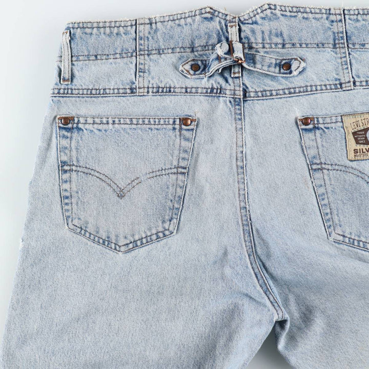 Levi's SILVER TAB Tapered Denim Pants, Men's W36 (approx.) cotton Blue type light blue Vintage Second Hand