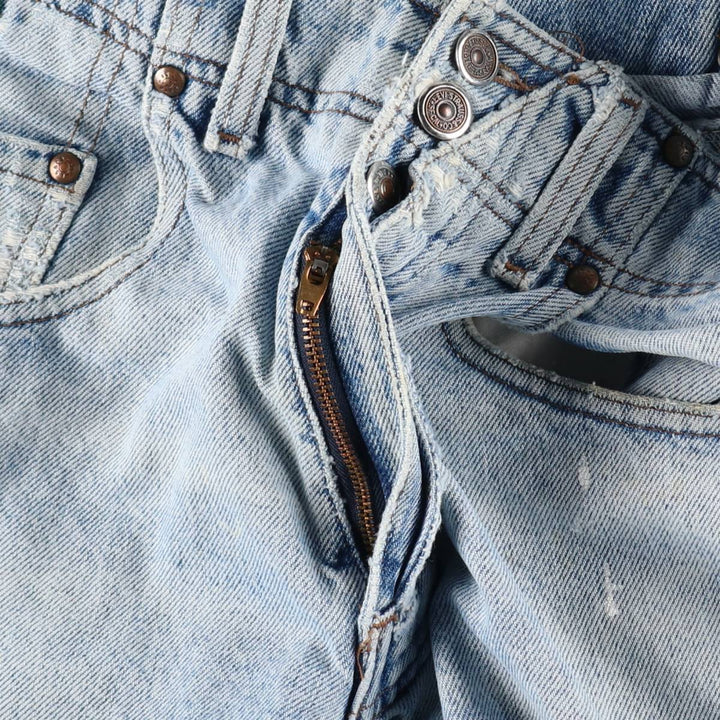 1990'S Levi's Silver Tab Tapered Denim Pants, Made in USA, Men's Size W32 (approx.), Vintage cotton blue type Vintage Second Hand