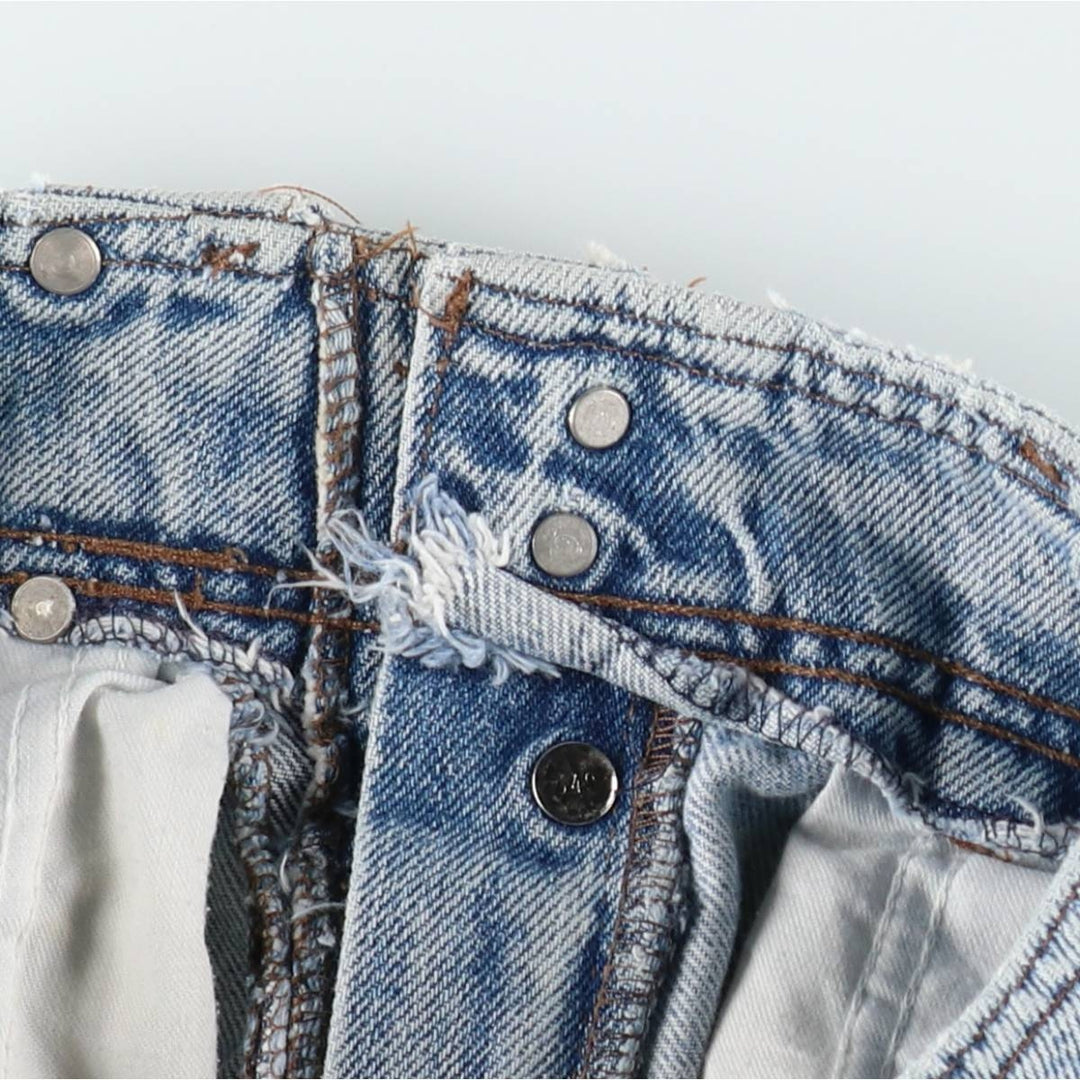 1990'S Levi's Silver Tab Tapered Denim Pants, Made in USA, Men's Size W32 (approx.), Vintage cotton blue type Vintage Second Hand
