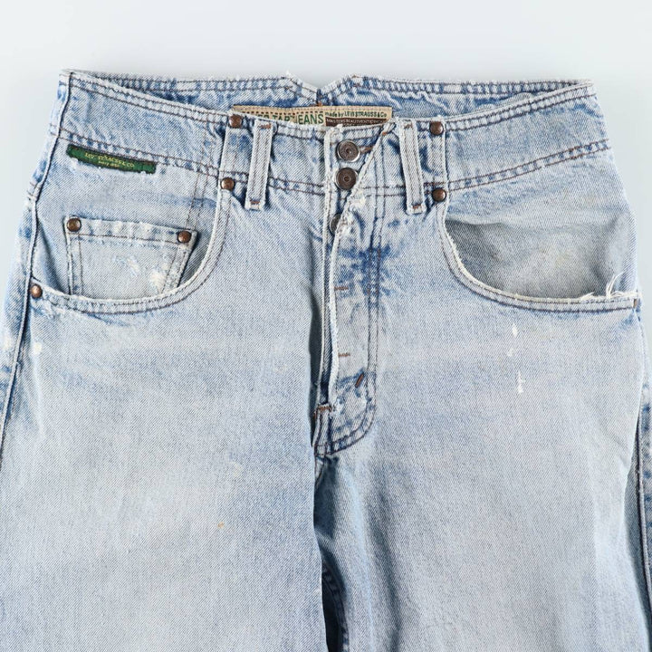 1990'S Levi's Silver Tab Tapered Denim Pants, Made in USA, Men's Size W32 (approx.), Vintage cotton blue type Vintage Second Hand