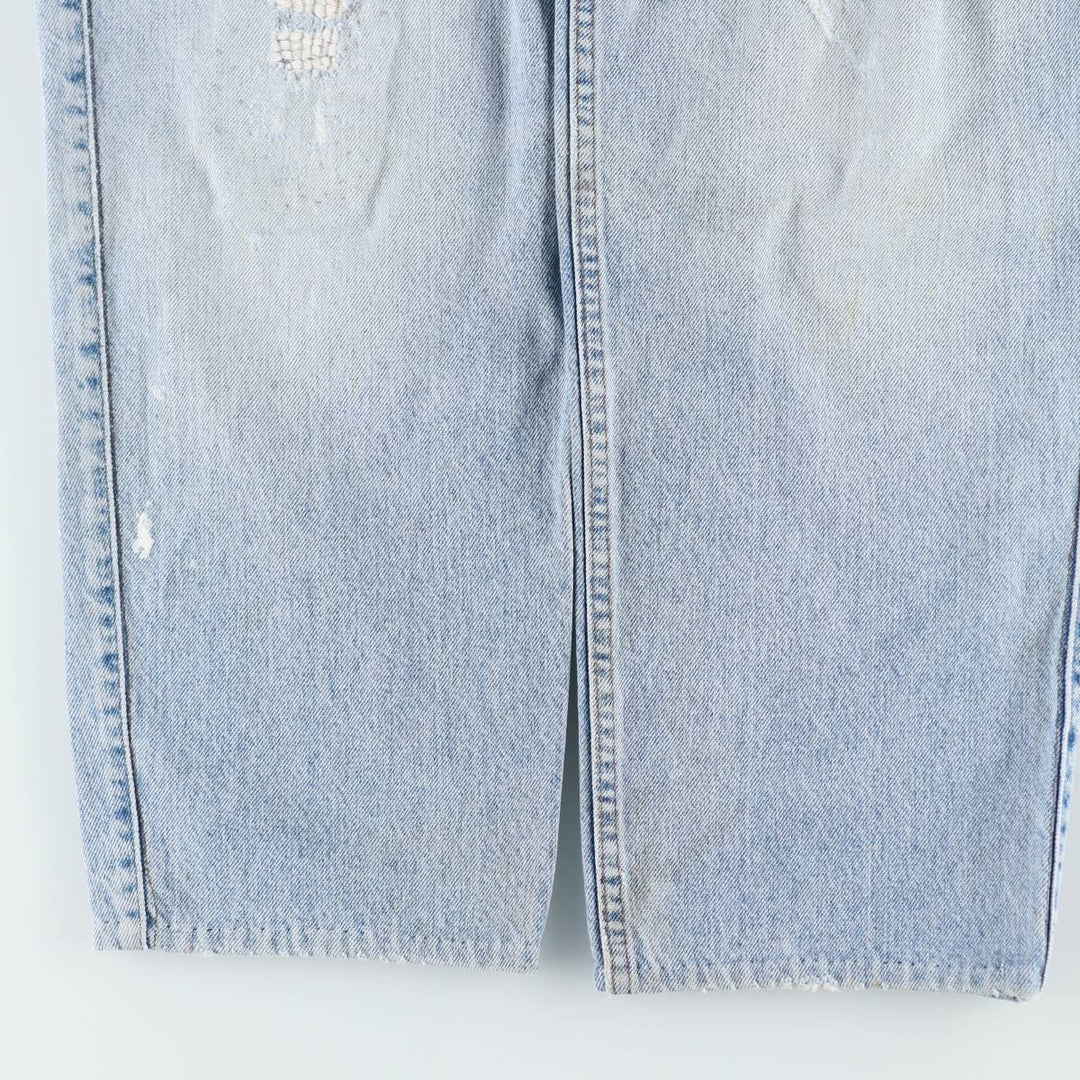 1990'S Levi's Silver Tab Tapered Denim Pants, Made in USA, Men's Size W32 (approx.), Vintage cotton blue type Vintage Second Hand