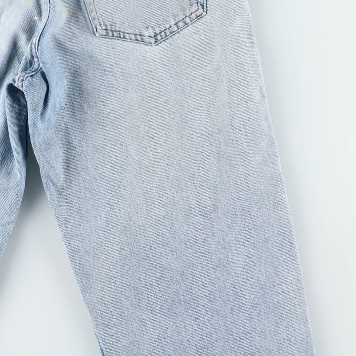 1990'S Levi's Silver Tab Tapered Denim Pants, Made in USA, Men's Size W32 (approx.), Vintage cotton blue type Vintage Second Hand