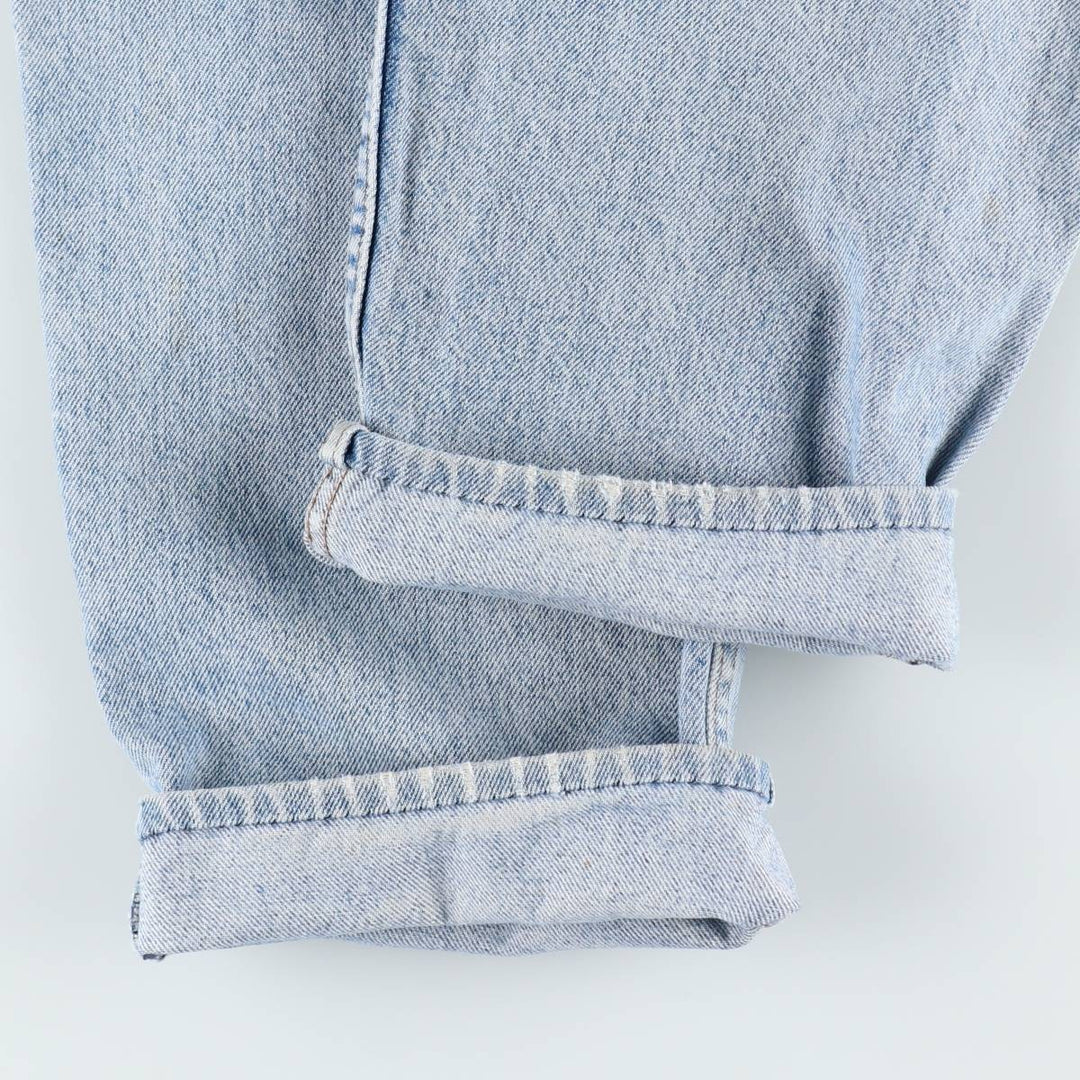 1990'S Levi's Silver Tab Tapered Denim Pants, Made in USA, Men's Size W32 (approx.), Vintage cotton blue type Vintage Second Hand