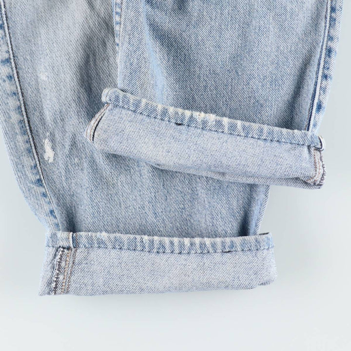 1990'S Levi's Silver Tab Tapered Denim Pants, Made in USA, Men's Size W32 (approx.), Vintage cotton blue type Vintage Second Hand