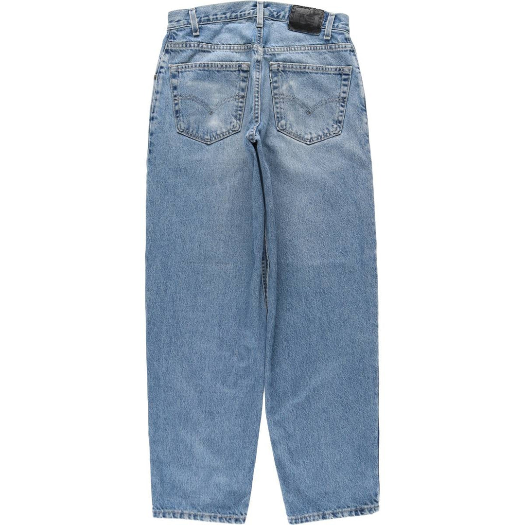 Levi's SILVER TAB BAGGY FIT Tapered Denim Pants, Made in USA, Men's W31 (approx.) cotton Blue type light blue Vintage Second Hand