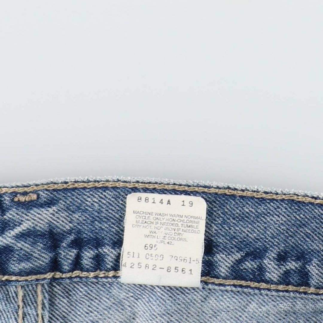 Levi's SILVER TAB BAGGY FIT Tapered Denim Pants, Made in USA, Men's W31 (approx.) cotton Blue type light blue Vintage Second Hand