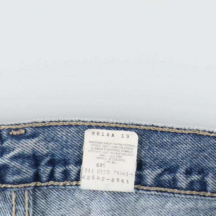 Levi's SILVER TAB BAGGY FIT Tapered Denim Pants, Made in USA, Men's W31 (approx.) cotton Blue type light blue Vintage Second Hand