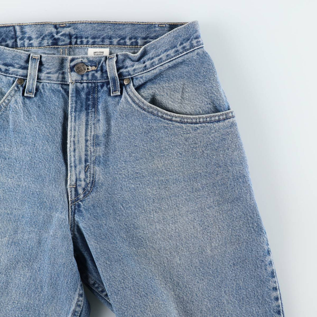 Levi's SILVER TAB BAGGY FIT Tapered Denim Pants, Made in USA, Men's W31 (approx.) cotton Blue type light blue Vintage Second Hand