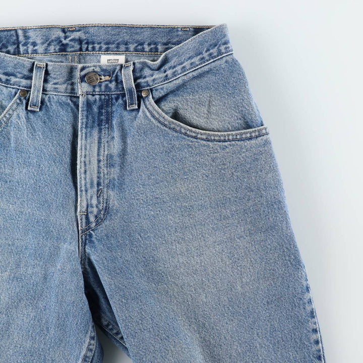 Levi's SILVER TAB BAGGY FIT Tapered Denim Pants, Made in USA, Men's W31 (approx.) cotton Blue type light blue Vintage Second Hand