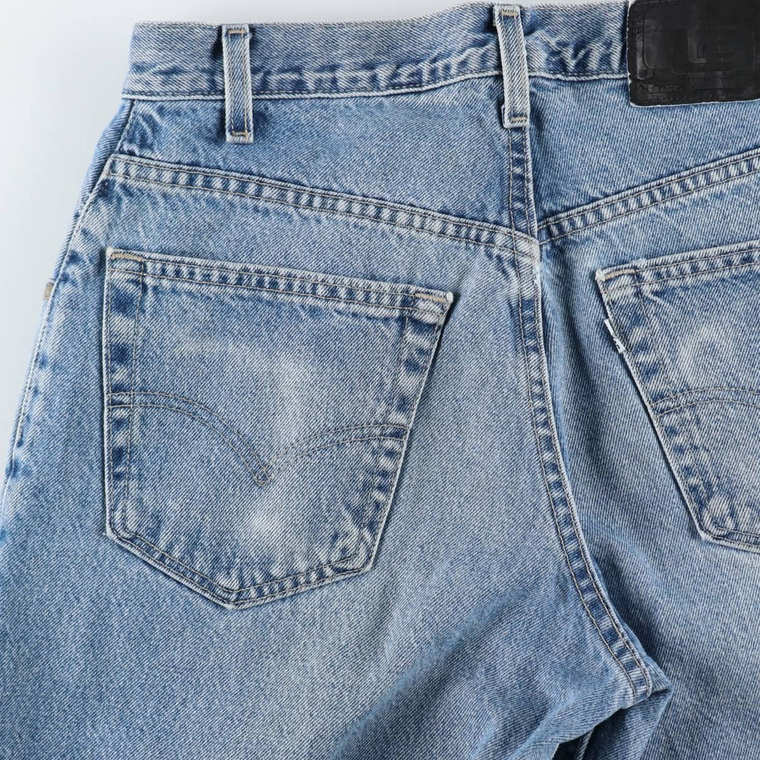 Levi's SILVER TAB BAGGY FIT Tapered Denim Pants, Made in USA, Men's W31 (approx.) cotton Blue type light blue Vintage Second Hand