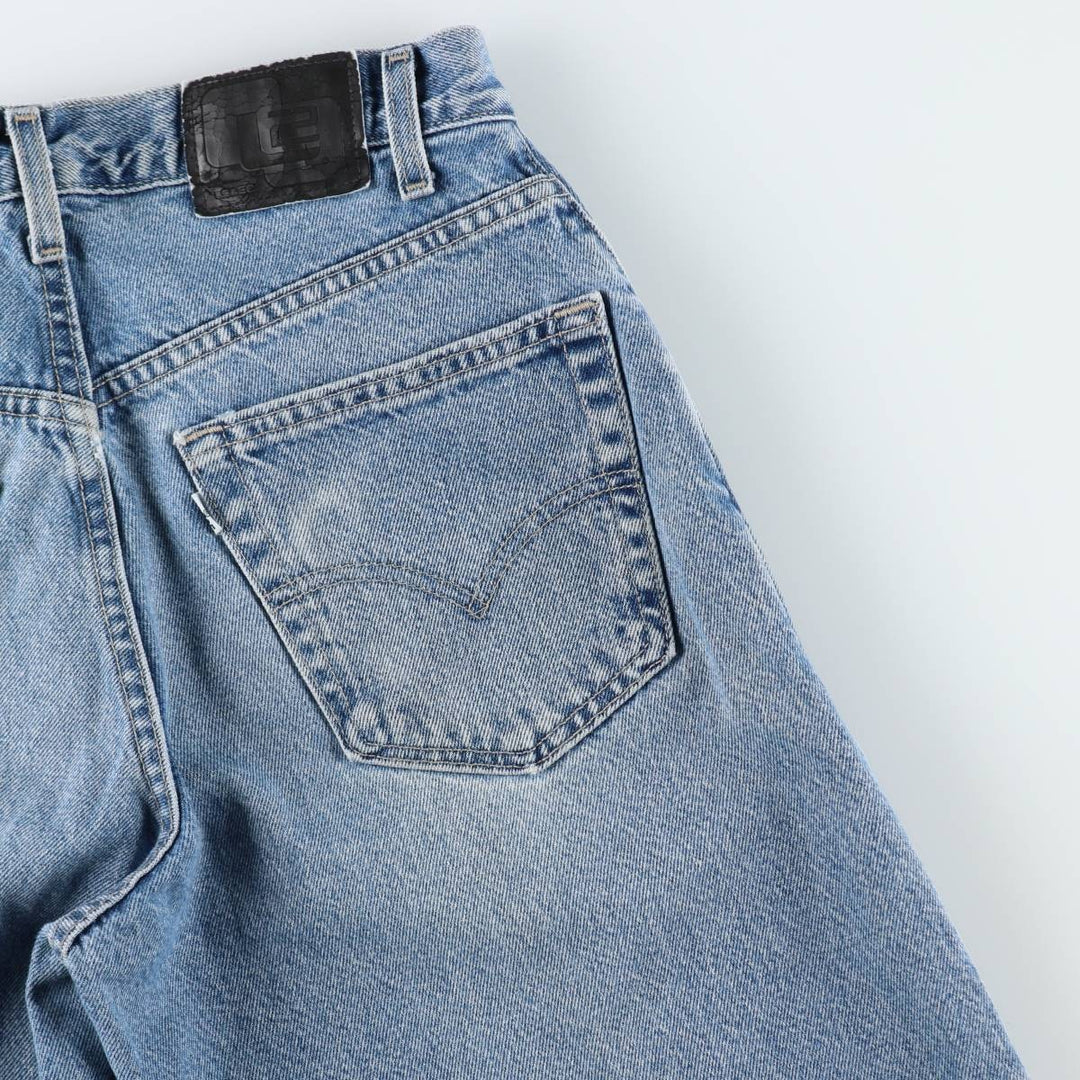 Levi's SILVER TAB BAGGY FIT Tapered Denim Pants, Made in USA, Men's W31 (approx.) cotton Blue type light blue Vintage Second Hand
