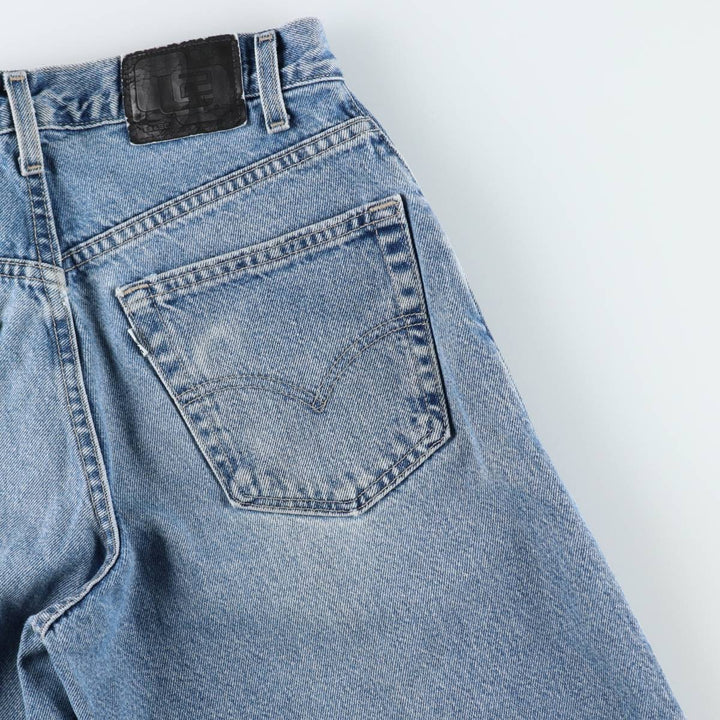 Levi's SILVER TAB BAGGY FIT Tapered Denim Pants, Made in USA, Men's W31 (approx.) cotton Blue type light blue Vintage Second Hand