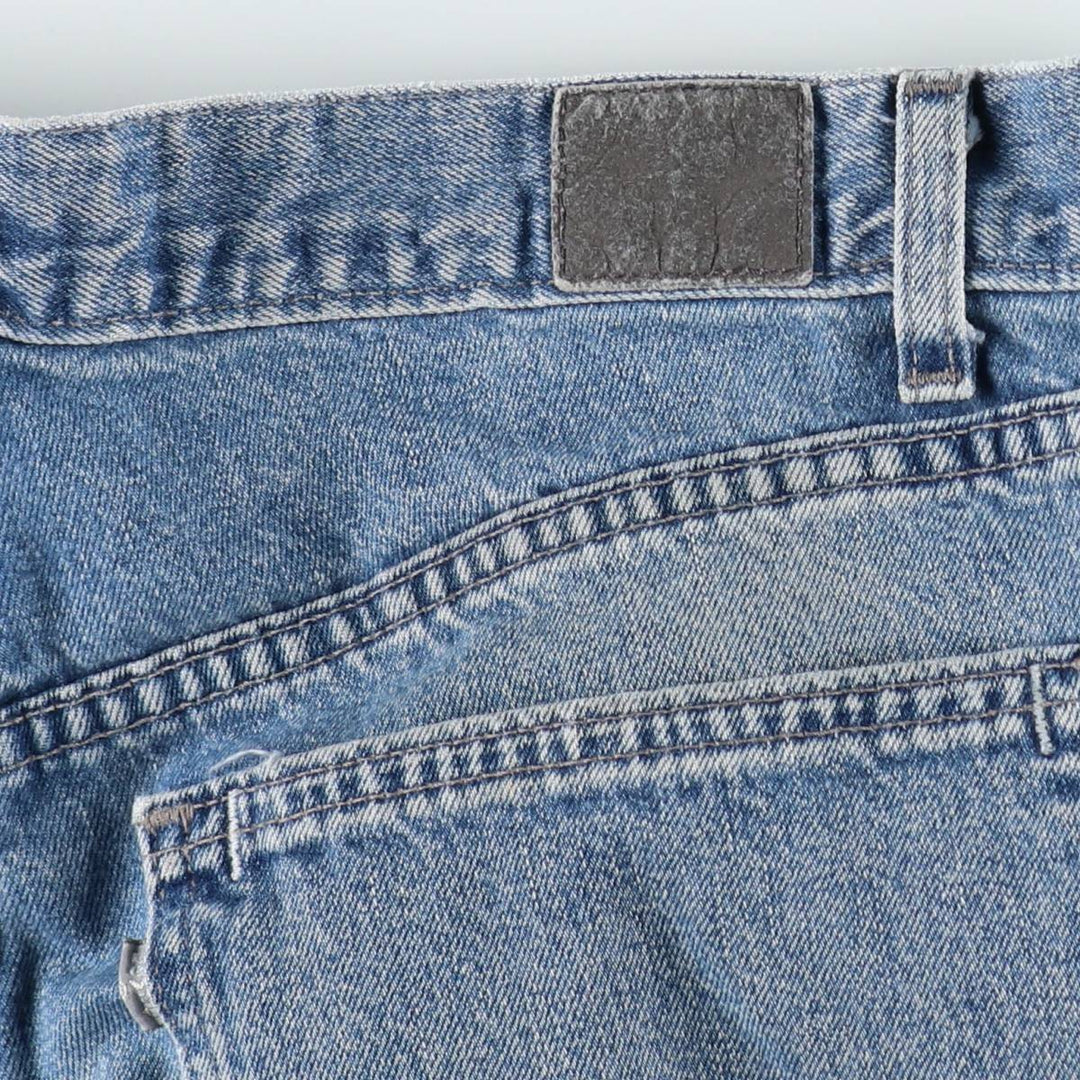 Levi's SILVER TAB BAGGY FIT Wide Denim Pants, Made in USA, Men's W36 (approx.) cotton Blue type light blue Vintage Second Hand