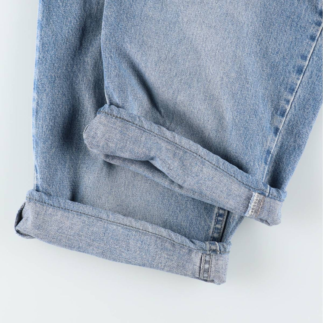 Levi's SILVER TAB BAGGY FIT Wide Denim Pants, Made in USA, Men's W36 (approx.) cotton Blue type light blue Vintage Second Hand