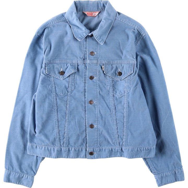 1970'S Levi's corduroy jacket, women's size L equivalent, vintage. unclear Blue type light blue Vintage Second Hand