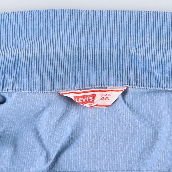 1970'S Levi's corduroy jacket, women's size L equivalent, vintage. unclear Blue type light blue Vintage Second Hand
