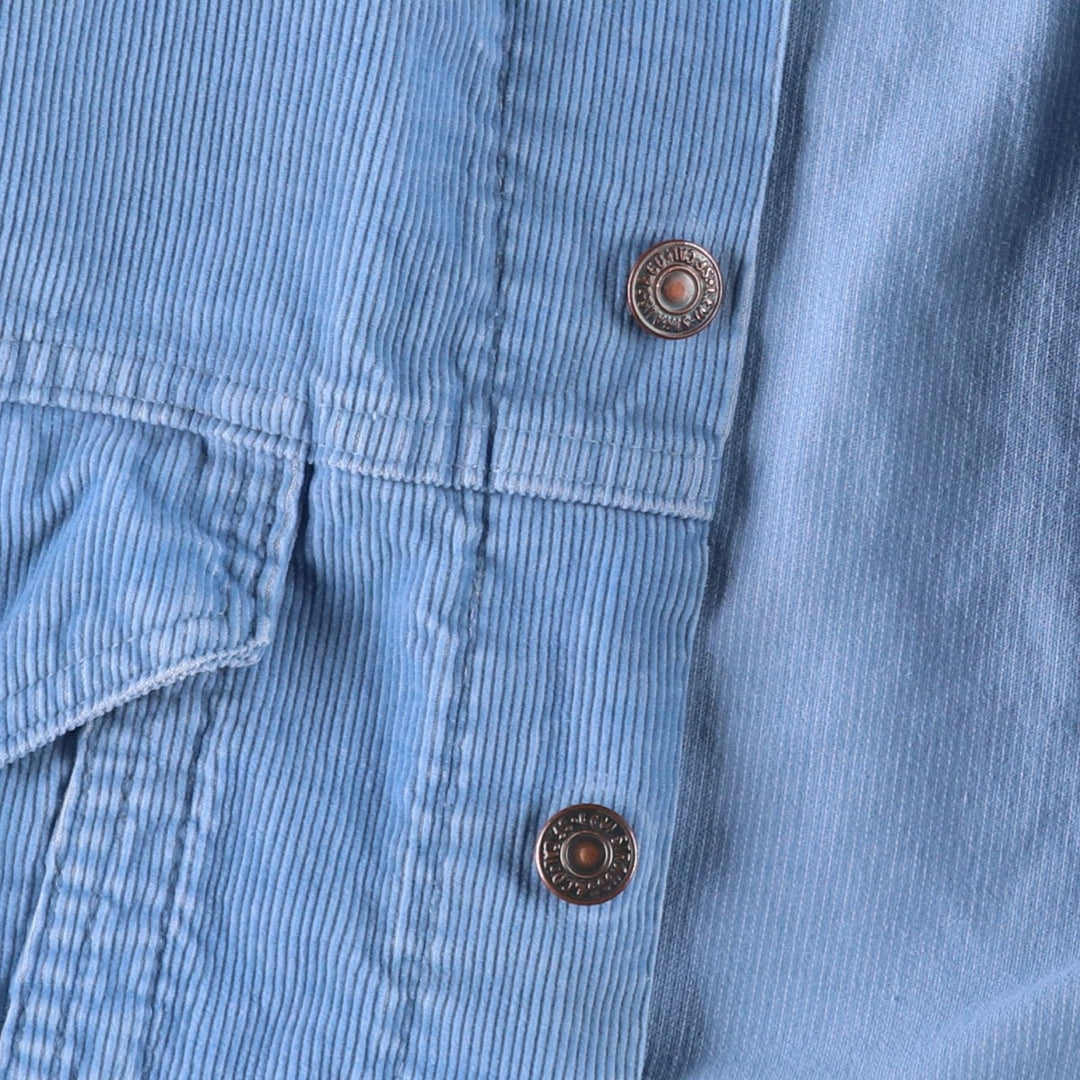 1970'S Levi's corduroy jacket, women's size L equivalent, vintage. unclear Blue type light blue Vintage Second Hand
