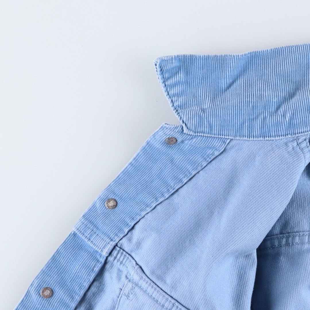 1970'S Levi's corduroy jacket, women's size L equivalent, vintage. unclear Blue type light blue Vintage Second Hand
