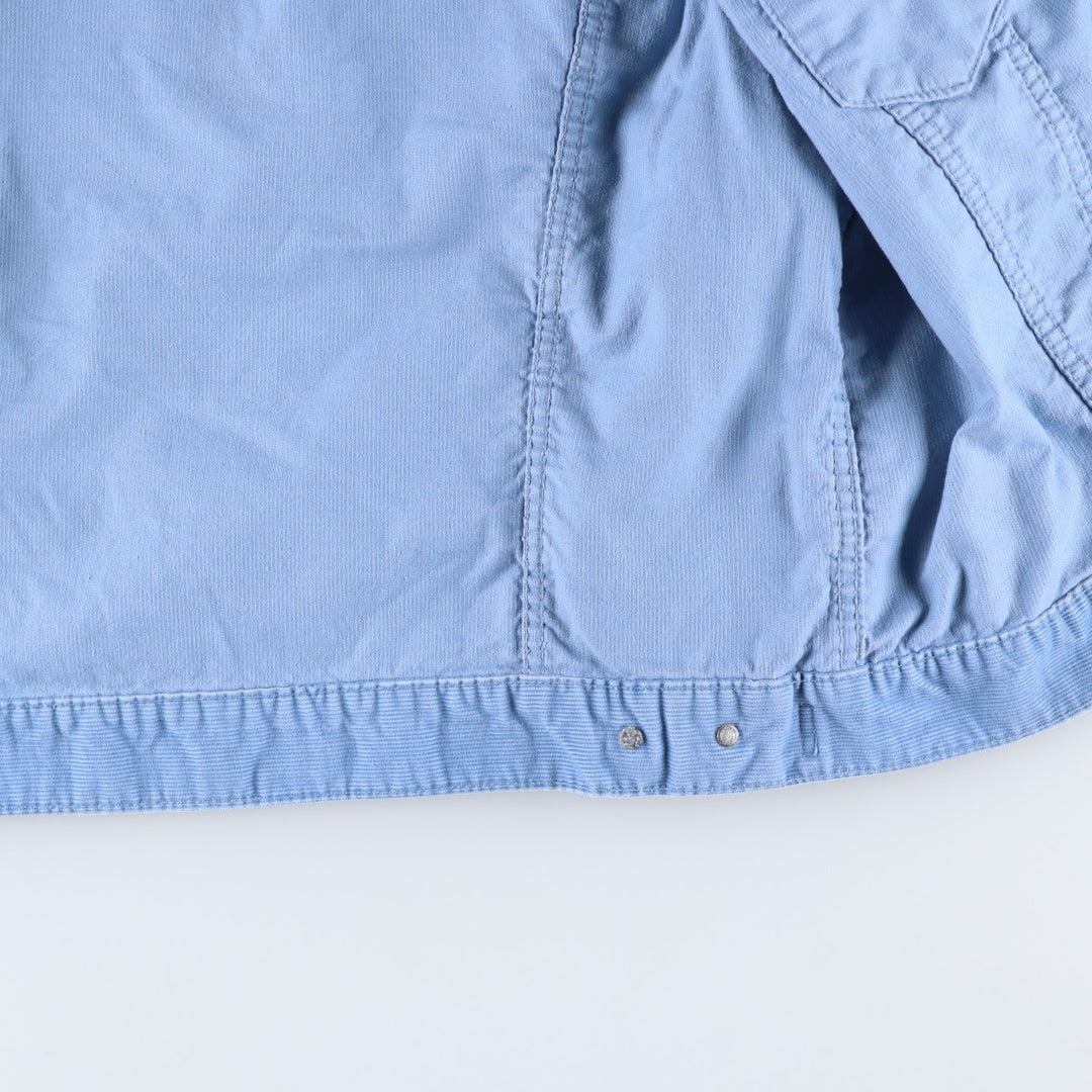 1970'S Levi's corduroy jacket, women's size L equivalent, vintage. unclear Blue type light blue Vintage Second Hand