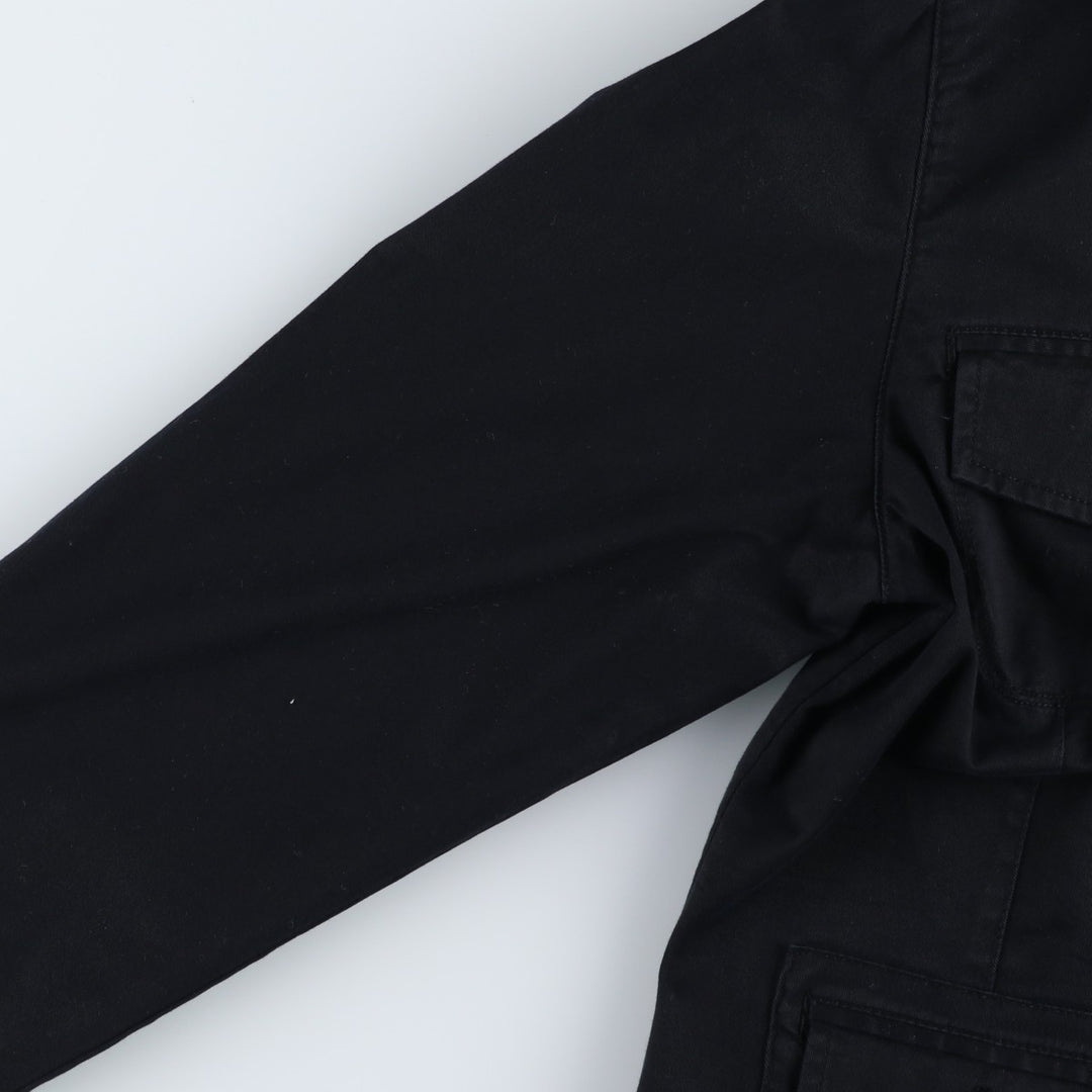 Chico's Platinum Cotton Jacket, Women's Size M (approx.) cotton black type Vintage Second Hand