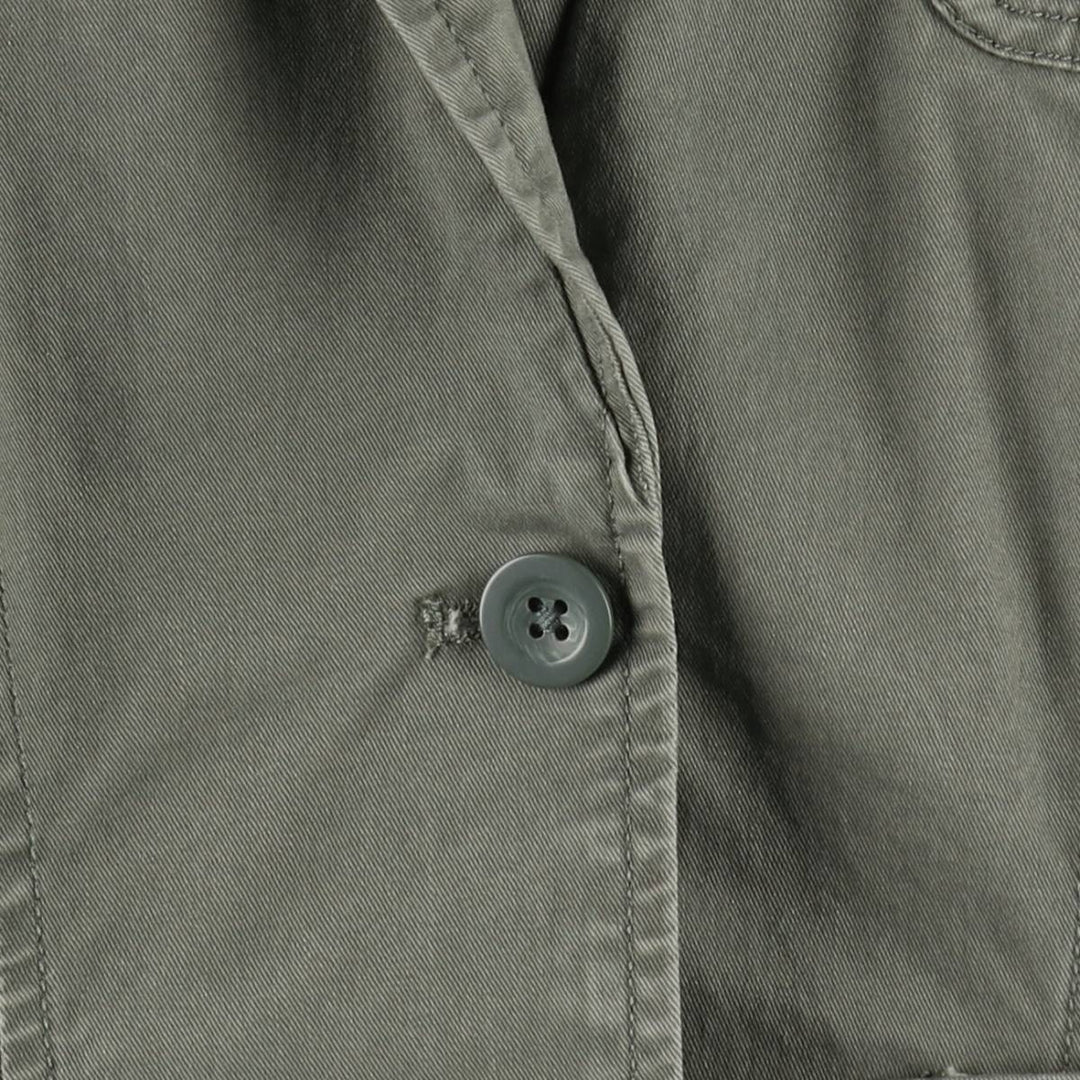 Eddie Bauer Cotton Tailored Jacket, Women's Size M (approx.) cotton Khaki type Vintage Second Hand