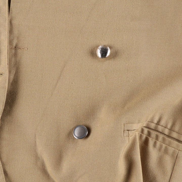 MARCA TRES Double-breasted Easy Jacket Tailored Jacket Women's Size M (approx.) unclear beige type brown Vintage Second Hand