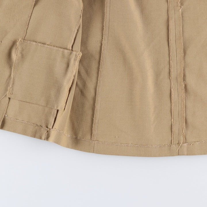 MARCA TRES Double-breasted Easy Jacket Tailored Jacket Women's Size M (approx.) unclear beige type brown Vintage Second Hand