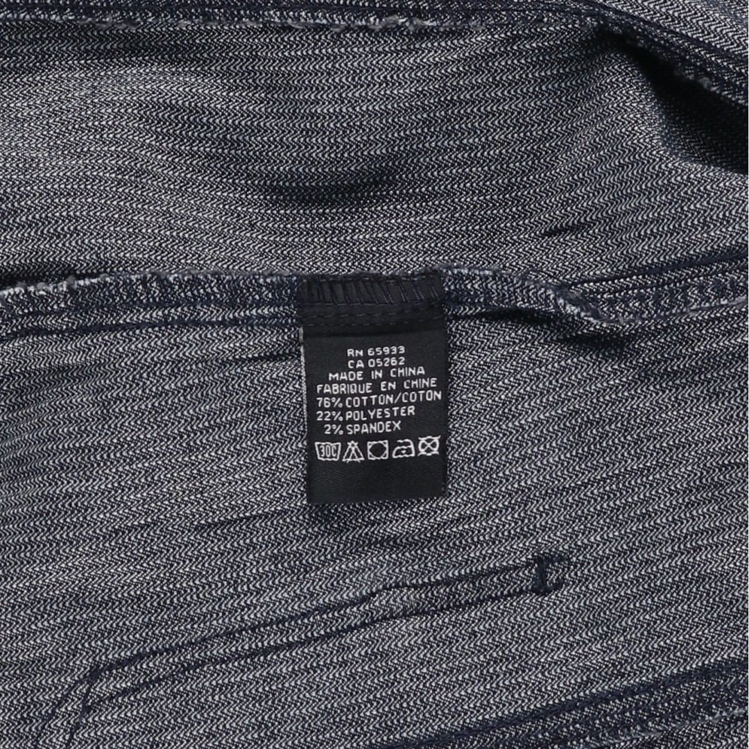POINT ZERO Denim Tailored Jacket, Women's Size S (equivalent) cotton Charcoal Vintage Second Hand