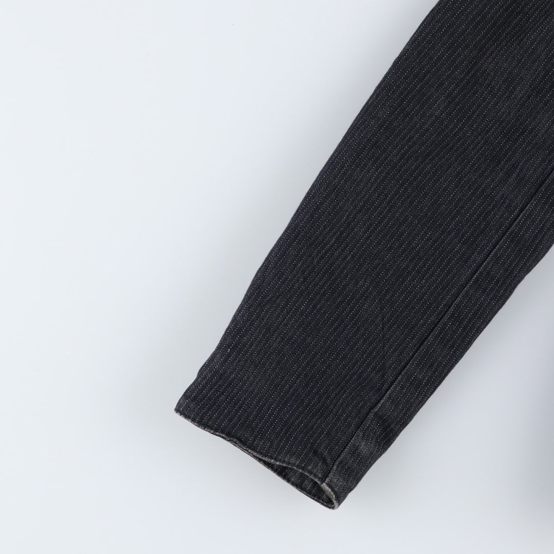 POINT ZERO Denim Tailored Jacket, Women's Size S (equivalent) cotton Charcoal Vintage Second Hand