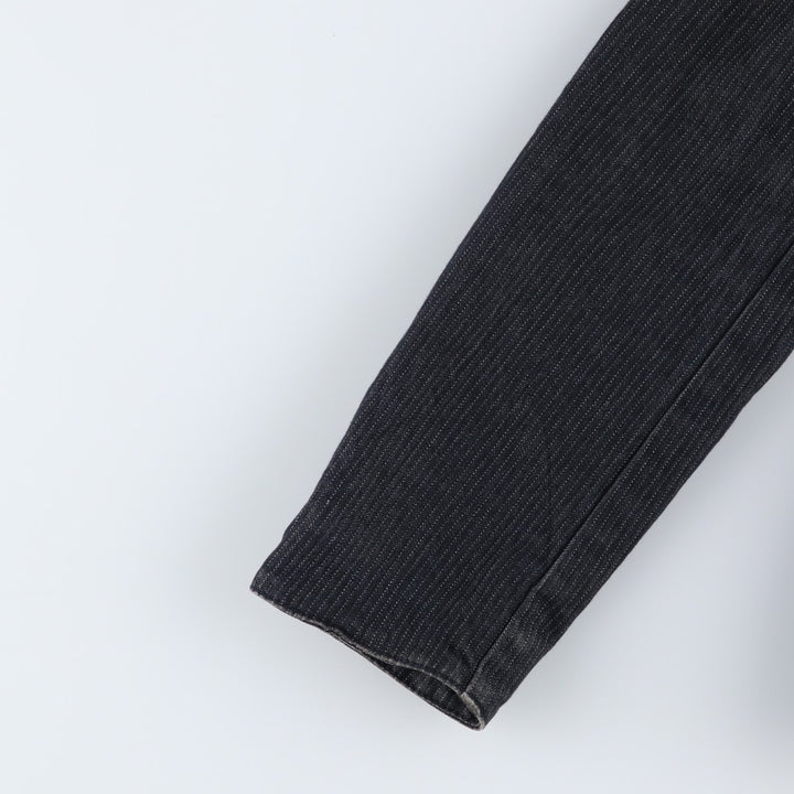 POINT ZERO Denim Tailored Jacket, Women's Size S (equivalent) cotton Charcoal Vintage Second Hand