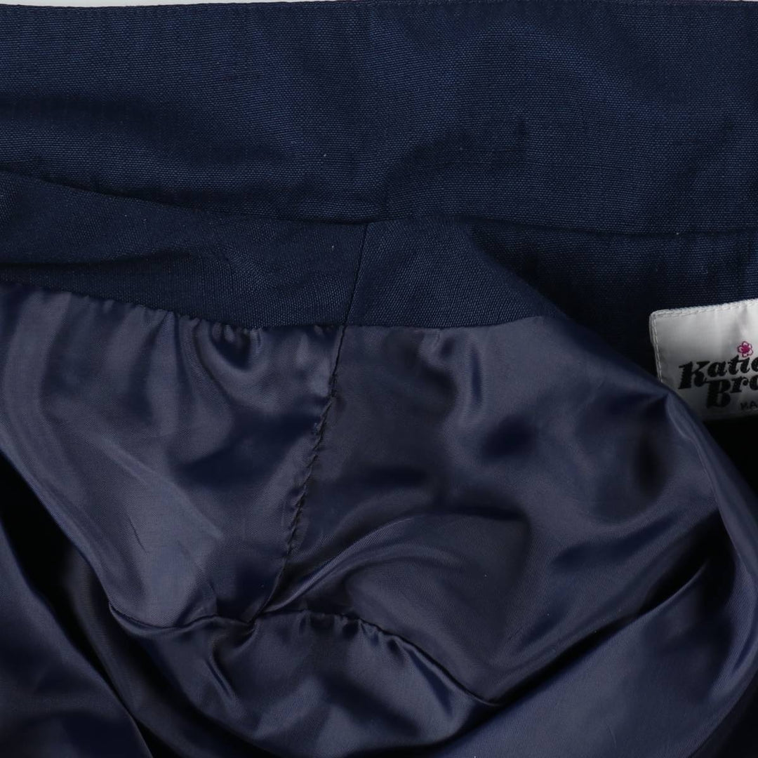 1990'S Katie Brooke Navy Blazer Tailored Jacket, Made in USA, Women's Size M (Equivalent), Vintage unclear navy blue type Vintage Second Hand