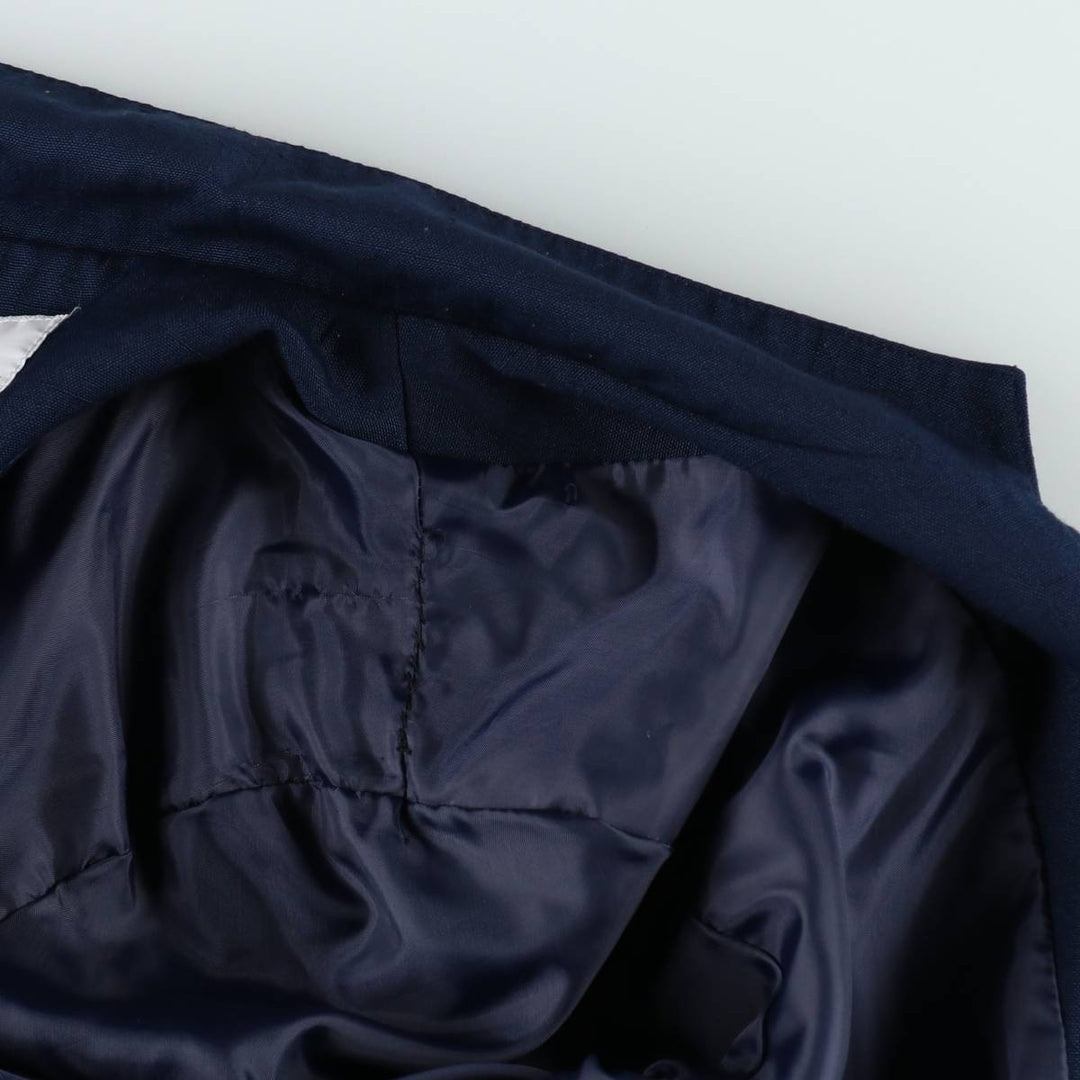 1990'S Katie Brooke Navy Blazer Tailored Jacket, Made in USA, Women's Size M (Equivalent), Vintage unclear navy blue type Vintage Second Hand