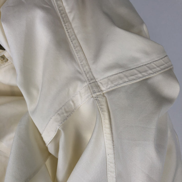 Brooks Brothers Est.1818 Slim Fit Long-Sleeve Cotton Shirt, Men's Size L (approx.) cotton unbleached Vintage Second Hand