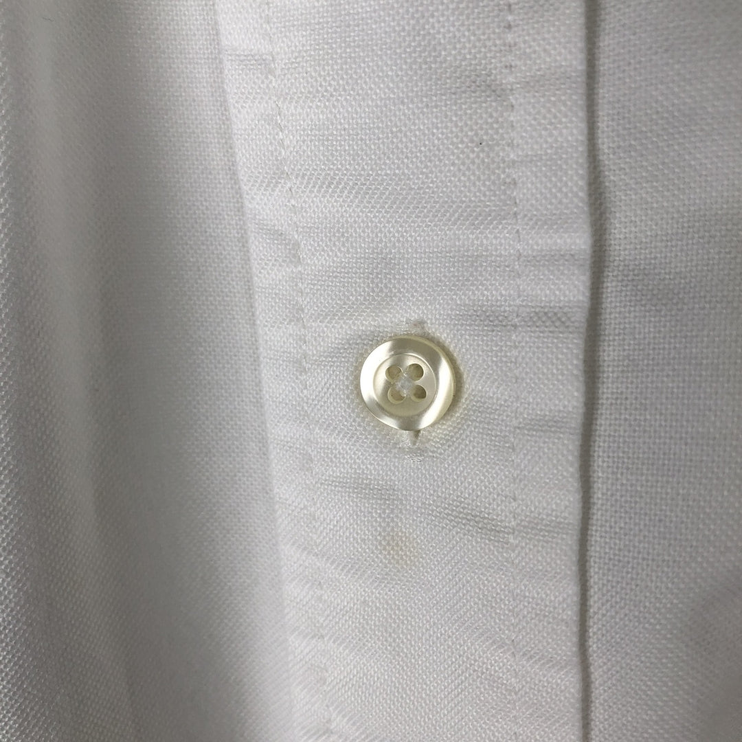 Brooks Brothers 346 long sleeve button-down shirt, men's size XL Supima Cotton white type Vintage Second Hand