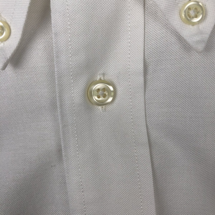 Brooks Brothers 346 long sleeve button-down shirt, men's size M Supima Cotton white type Vintage Second Hand