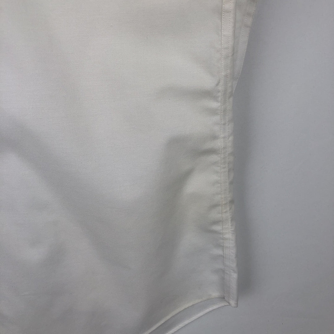 Brooks Brothers 346 long sleeve button-down shirt, men's size M Supima Cotton white type Vintage Second Hand