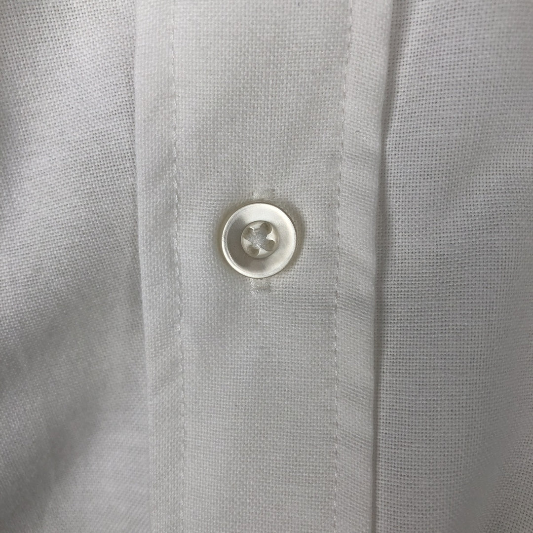 Dickies long-sleeved button-down shirt, men's size XL. cotton white type Vintage Second Hand