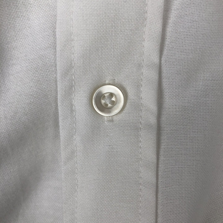 Dickies long-sleeved button-down shirt, men's size XL. cotton white type Vintage Second Hand