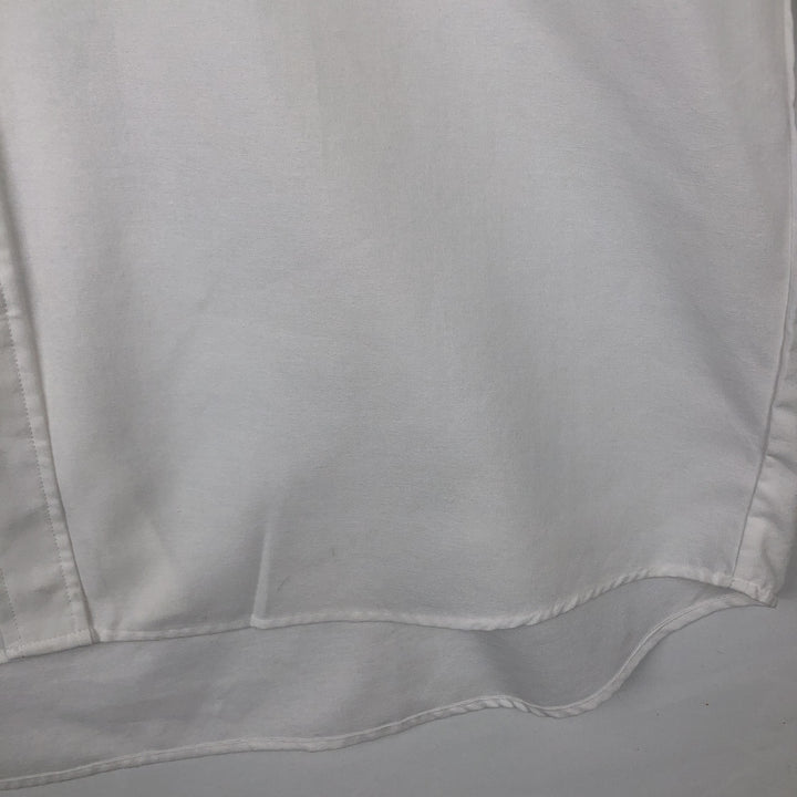 Dickies long-sleeved button-down shirt, men's size XL. cotton white type Vintage Second Hand