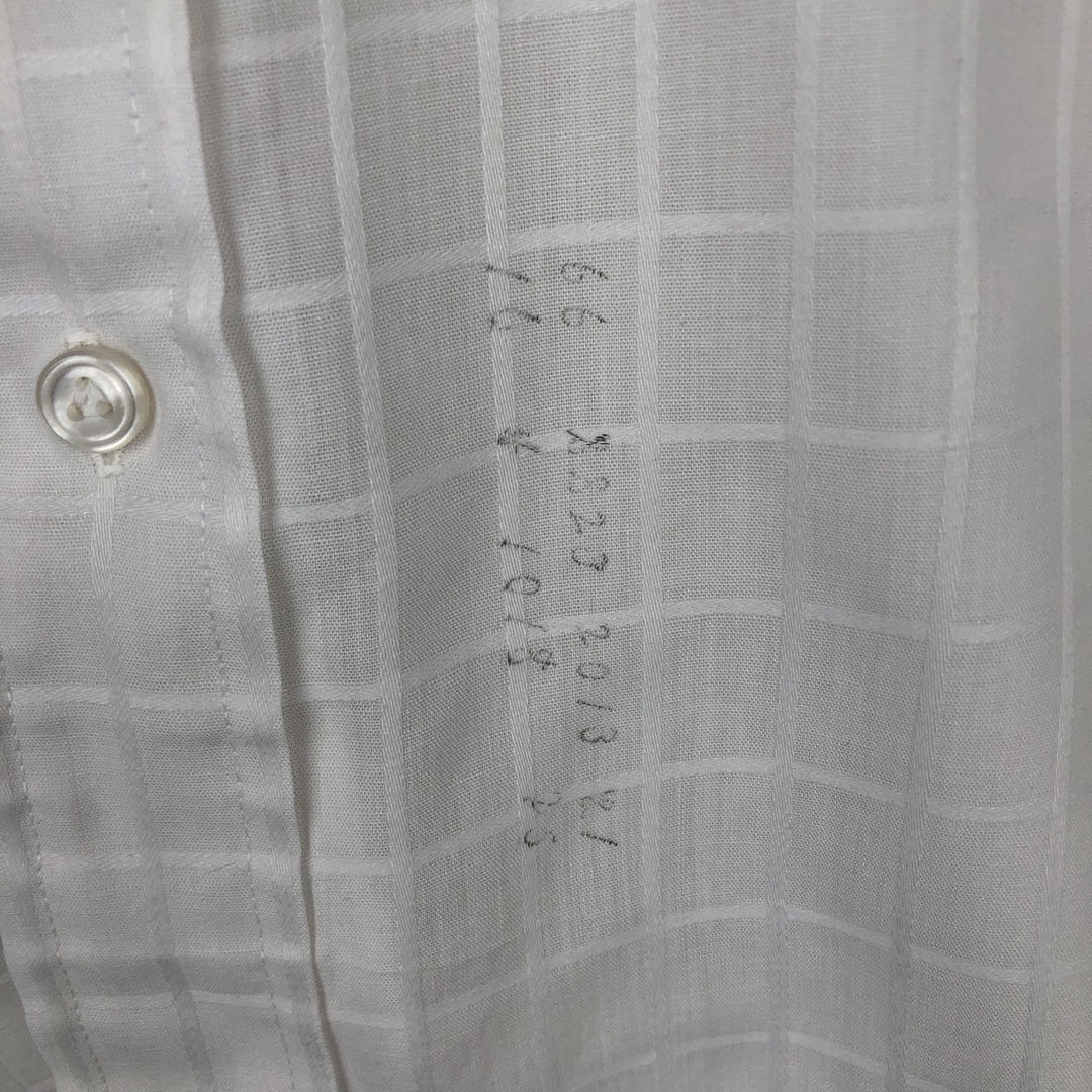 1970'S HATHAWAY Long-Sleeve Shirt, Men's Size L (approx.), Vintage unclear white type Vintage Second Hand
