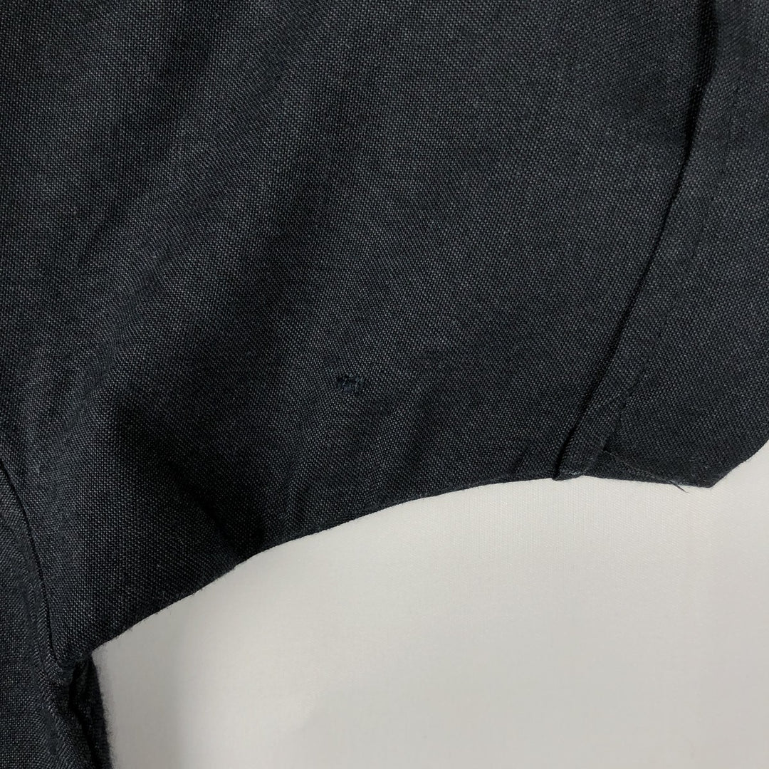 CUBAVERA Short-Sleeve Ramie x Rayon Box Shirt, Men's Size L (approx.) Lamy black type Vintage Second Hand