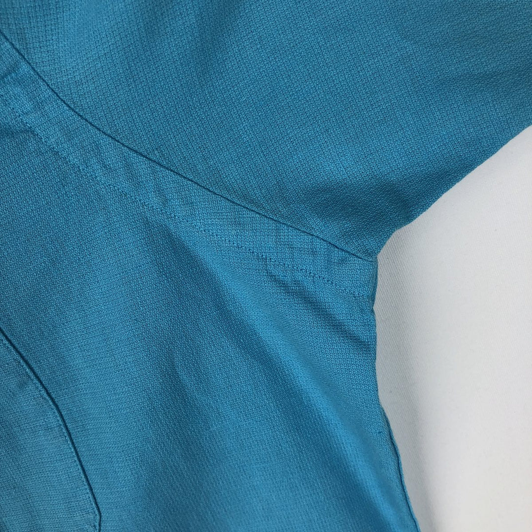 Ralph Lauren POLO by Ralph Lauren short sleeve linen shirt, men's size L linen Blue type light blue Vintage Second Hand
