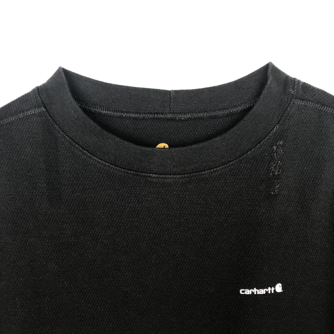 Carhartt long-sleeved T-shirt, men's size M cotton black type Vintage Second Hand