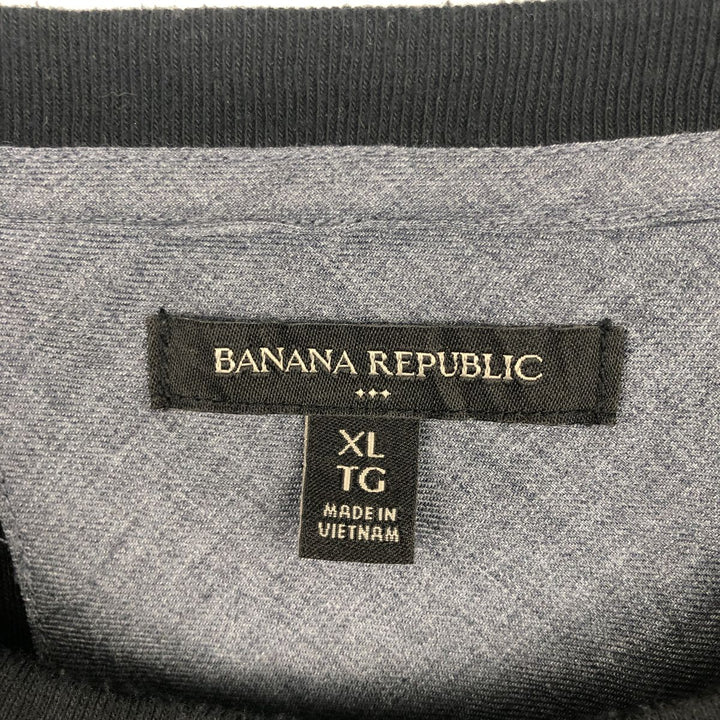 Banana Republic Thermal Long-Sleeve T-Shirt, Waffle Knit, Men's Size XL (equivalent) cotton black type Vintage Second Hand