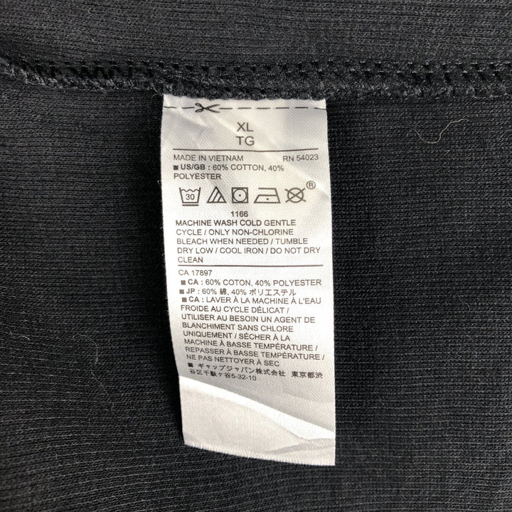 Banana Republic Thermal Long-Sleeve T-Shirt, Waffle Knit, Men's Size XL (equivalent) cotton black type Vintage Second Hand