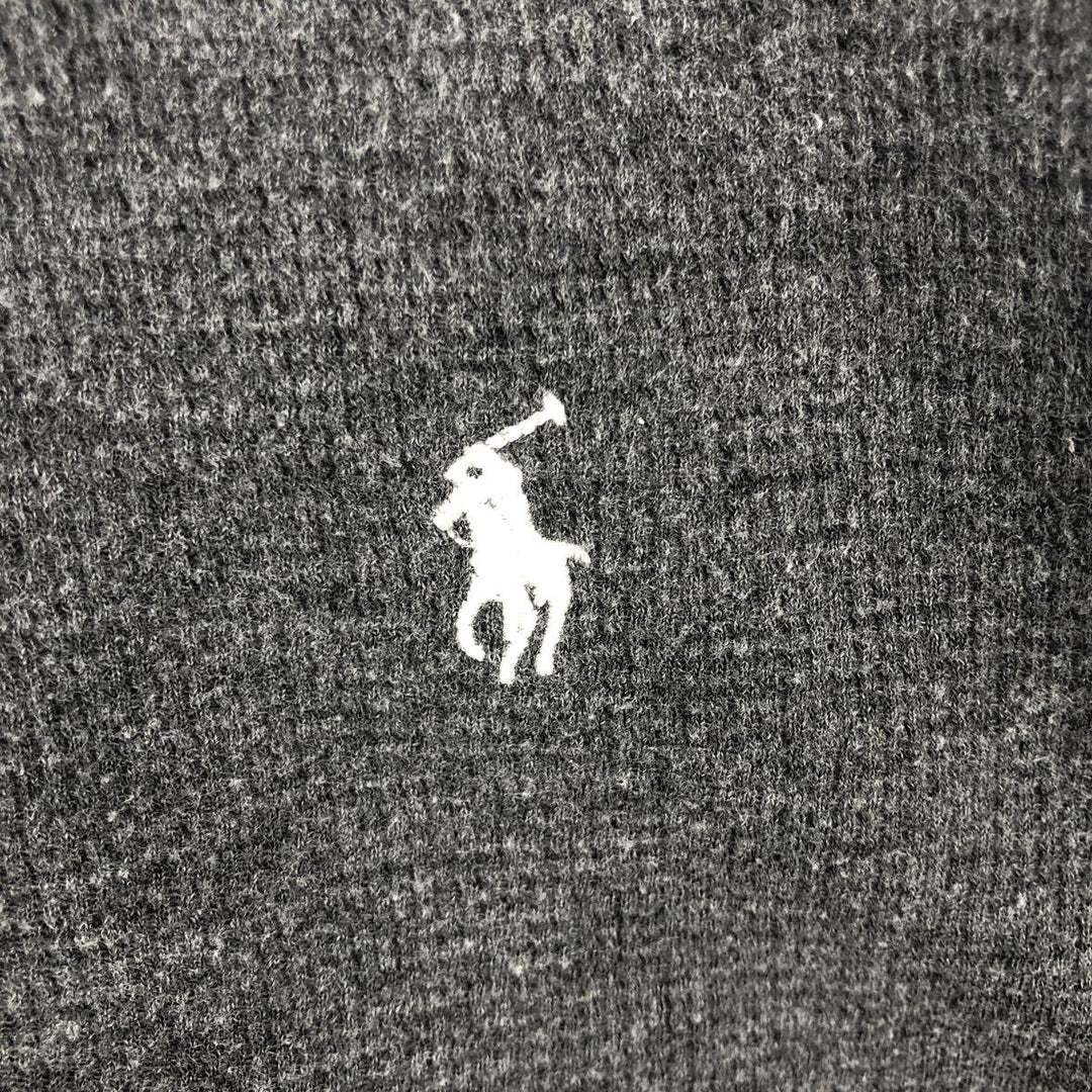 Ralph Lauren POLO RALPH LAUREN Long-Sleeve T-Shirt (Men's Size S) cotton gray type Vintage Second Hand