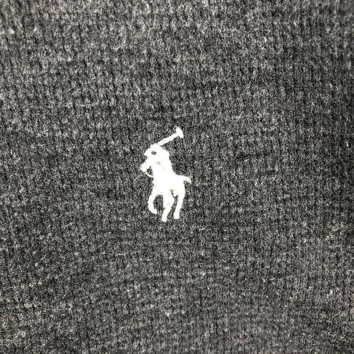 Ralph Lauren POLO RALPH LAUREN Long-Sleeve T-Shirt (Men's Size S) cotton gray type Vintage Second Hand