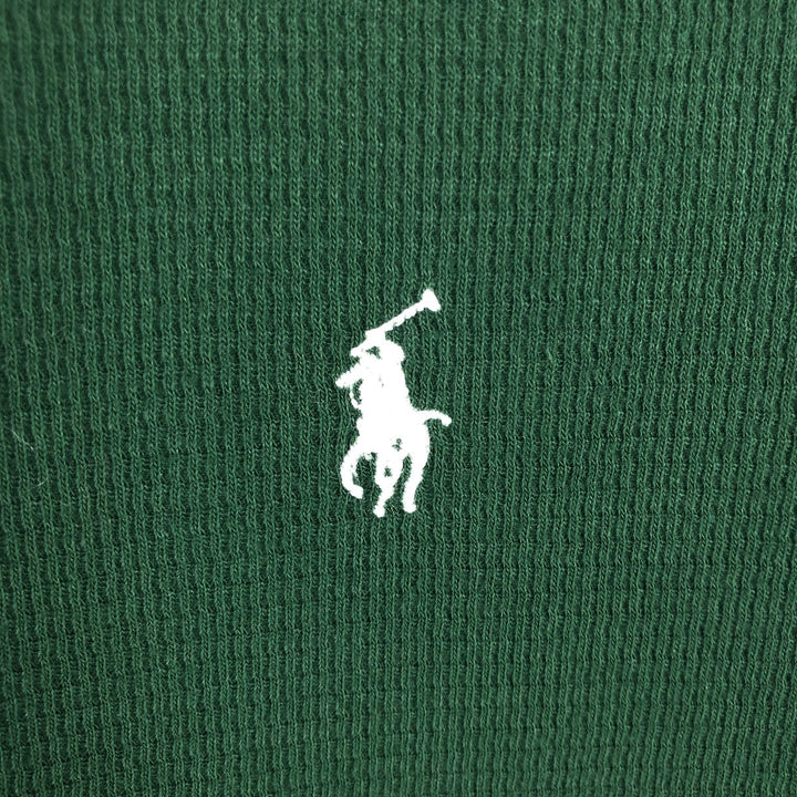 Ralph Lauren POLO RALPH LAUREN SLEEPWEAR Thermal Long T-Shirt, Men's XXL cotton Green type dark green Vintage Second Hand