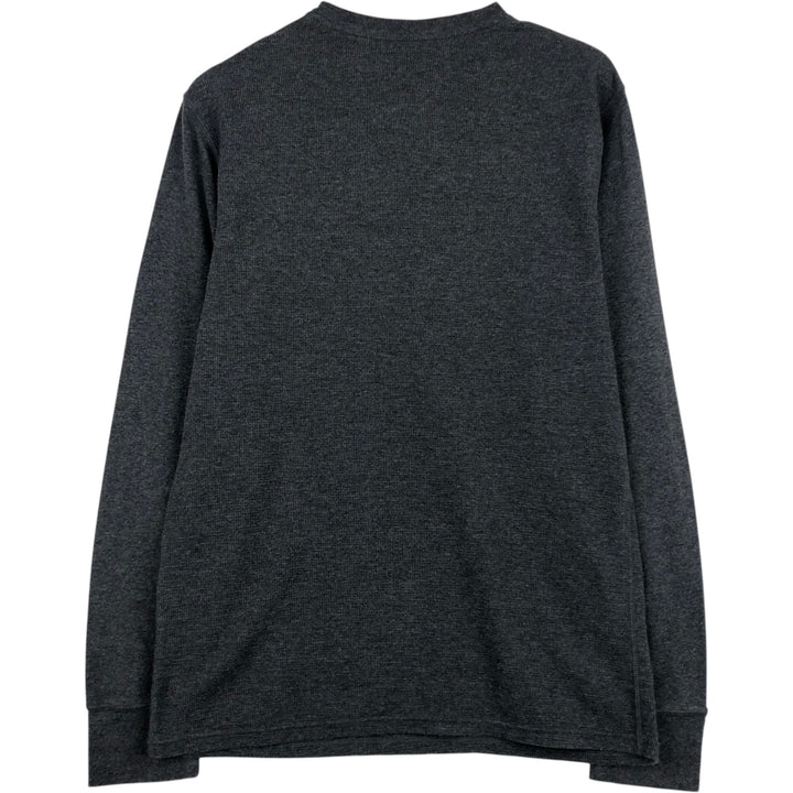 Ralph Lauren POLO RALPH LAUREN Thermal Ron T Waffle Men's L size cotton gray type Vintage Second Hand